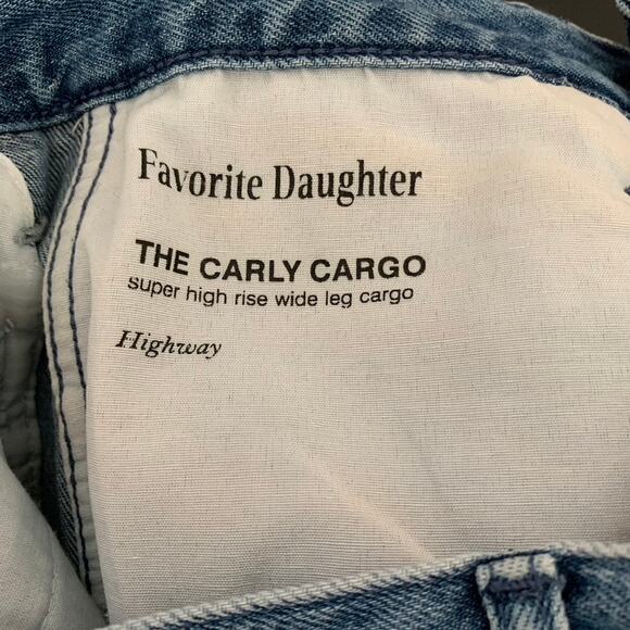 Favorite Daughter The Carly Cargo Jean in Highway Highrise Womens 27 - Picture 15 of 16